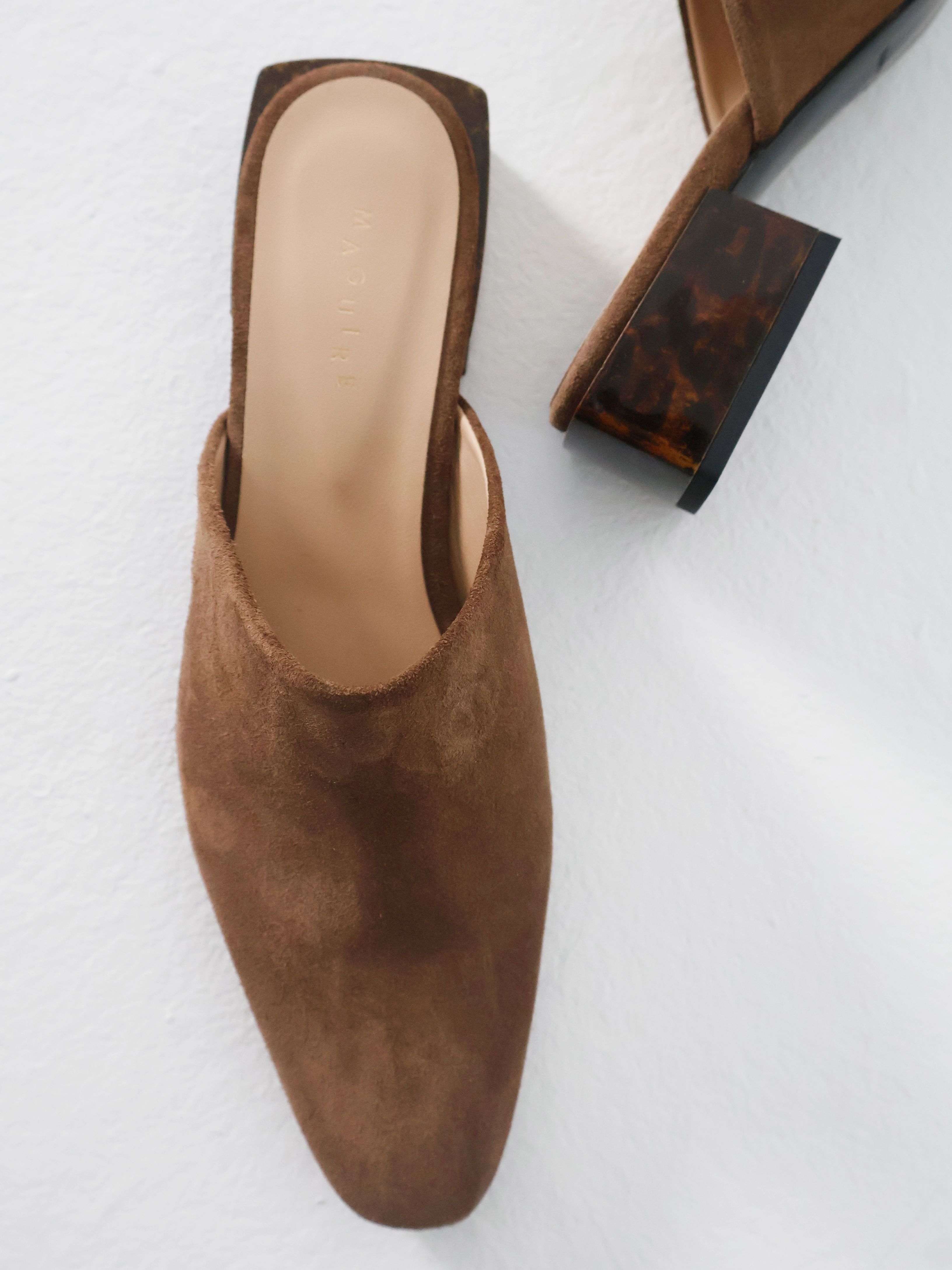 Shape Spark Navio Tan Suede Mule