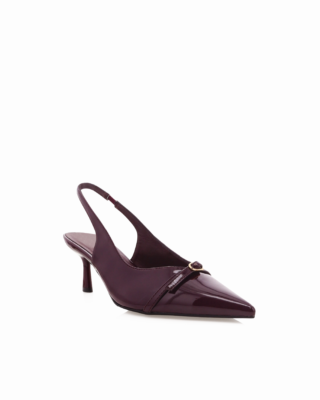 Travel Safe Pointed Shoes KADENCE - MULBERRY PATENT