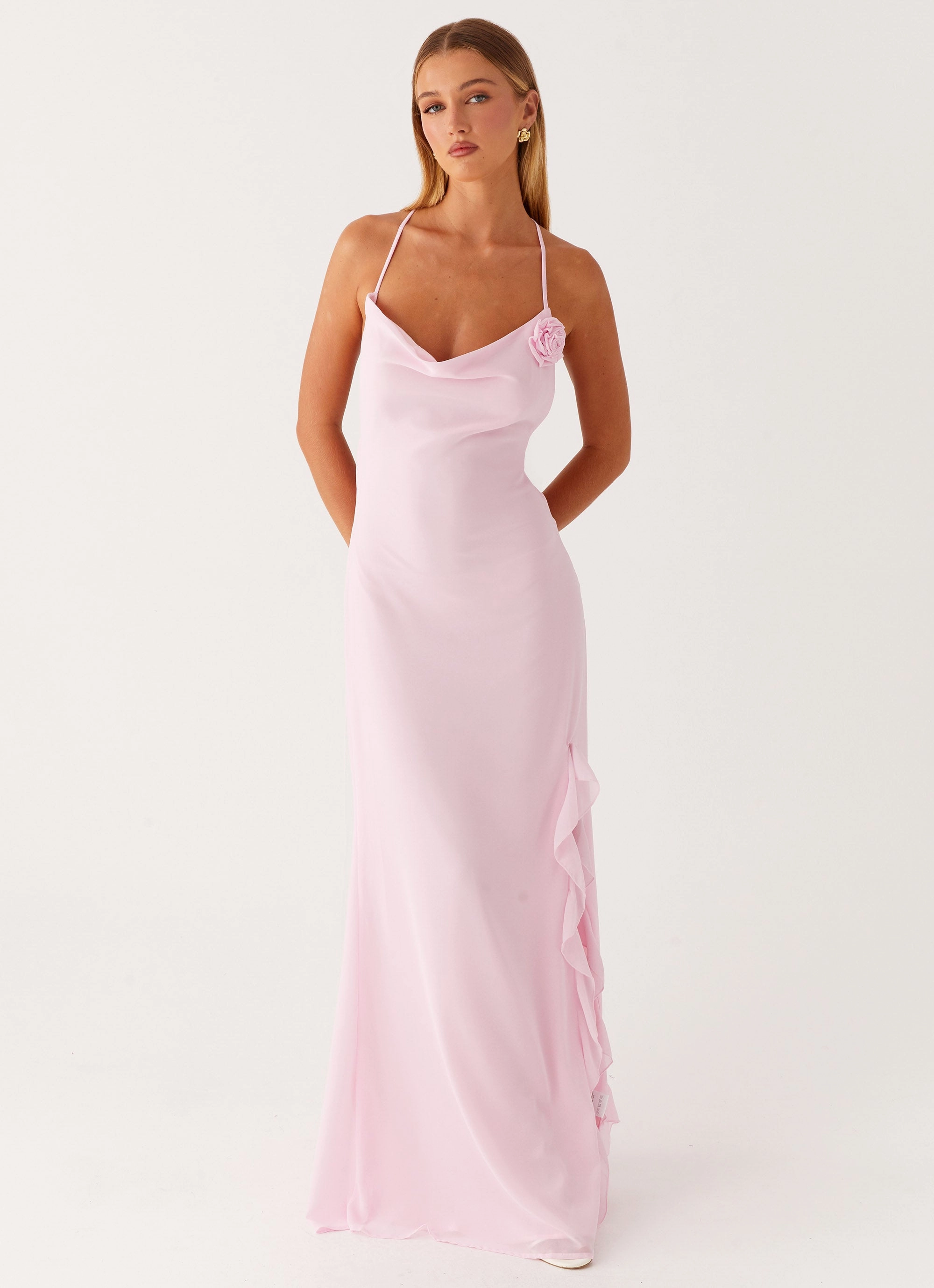 First Class Maxi Dress - Pink Smile Glow
