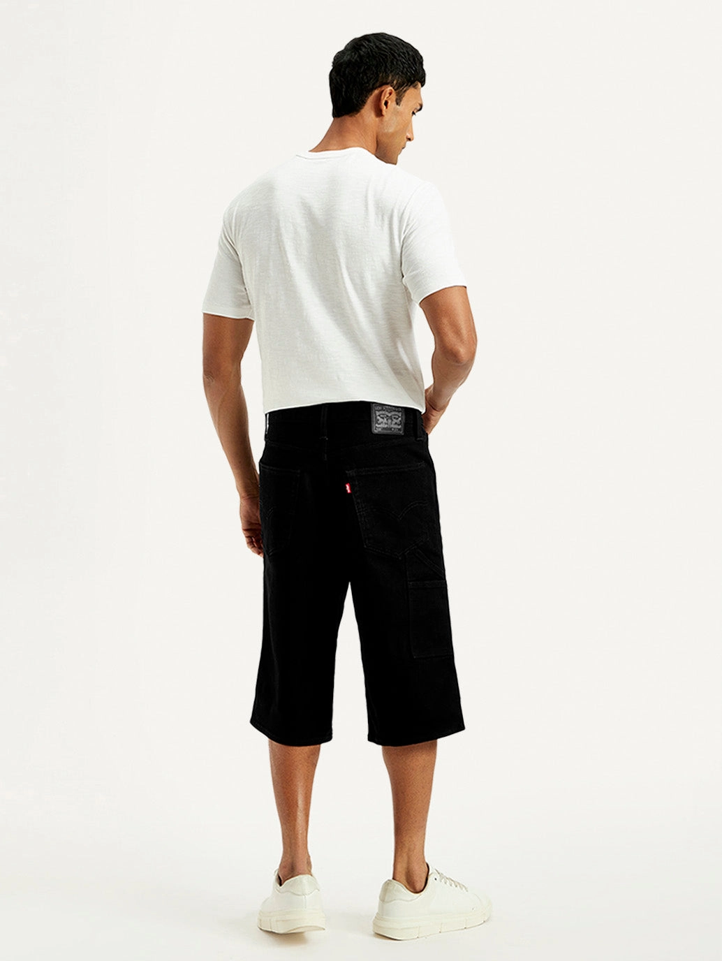 silk blend Men's 568 Loose Fit Denim Shorts