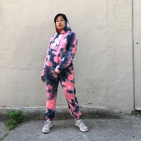 GAIA Tie Dye Hoodie Soft Knit Wear