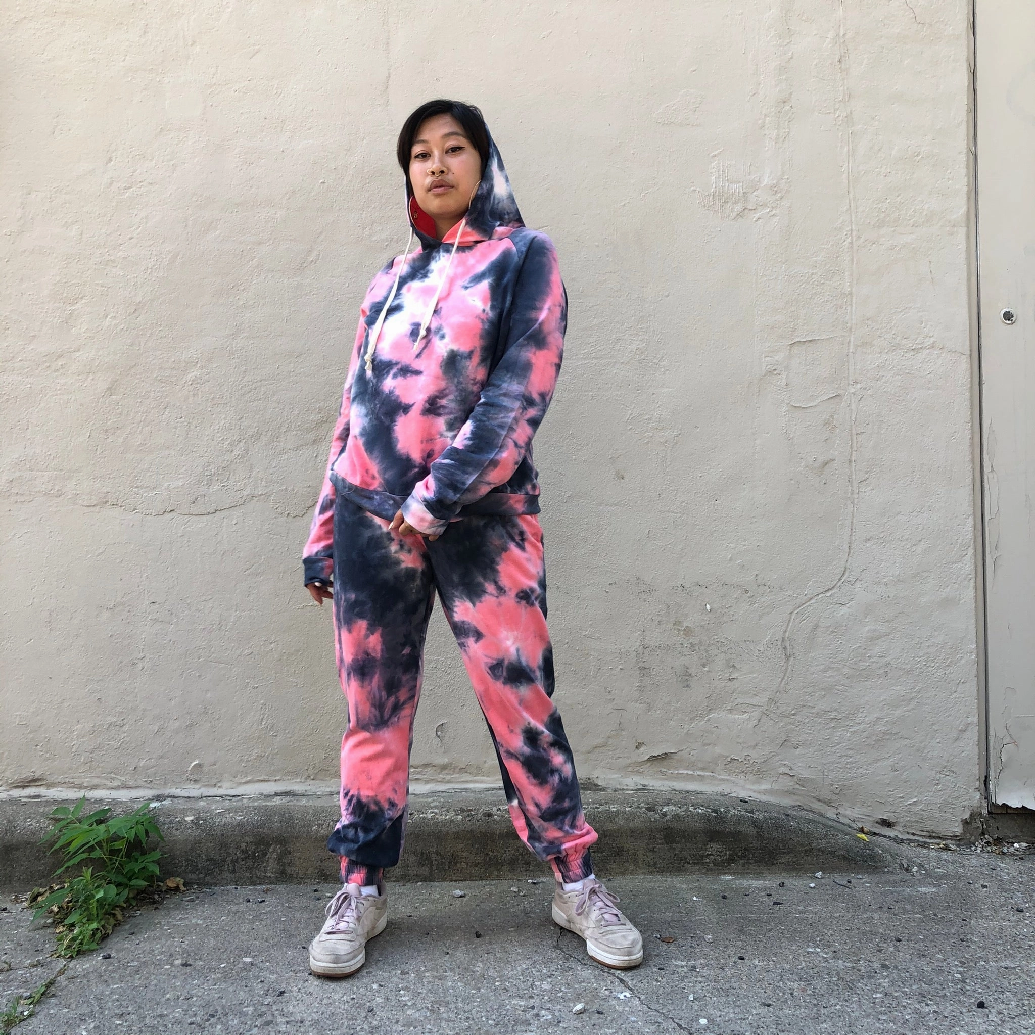 GAIA Tie Dye Hoodie Soft Knit Wear