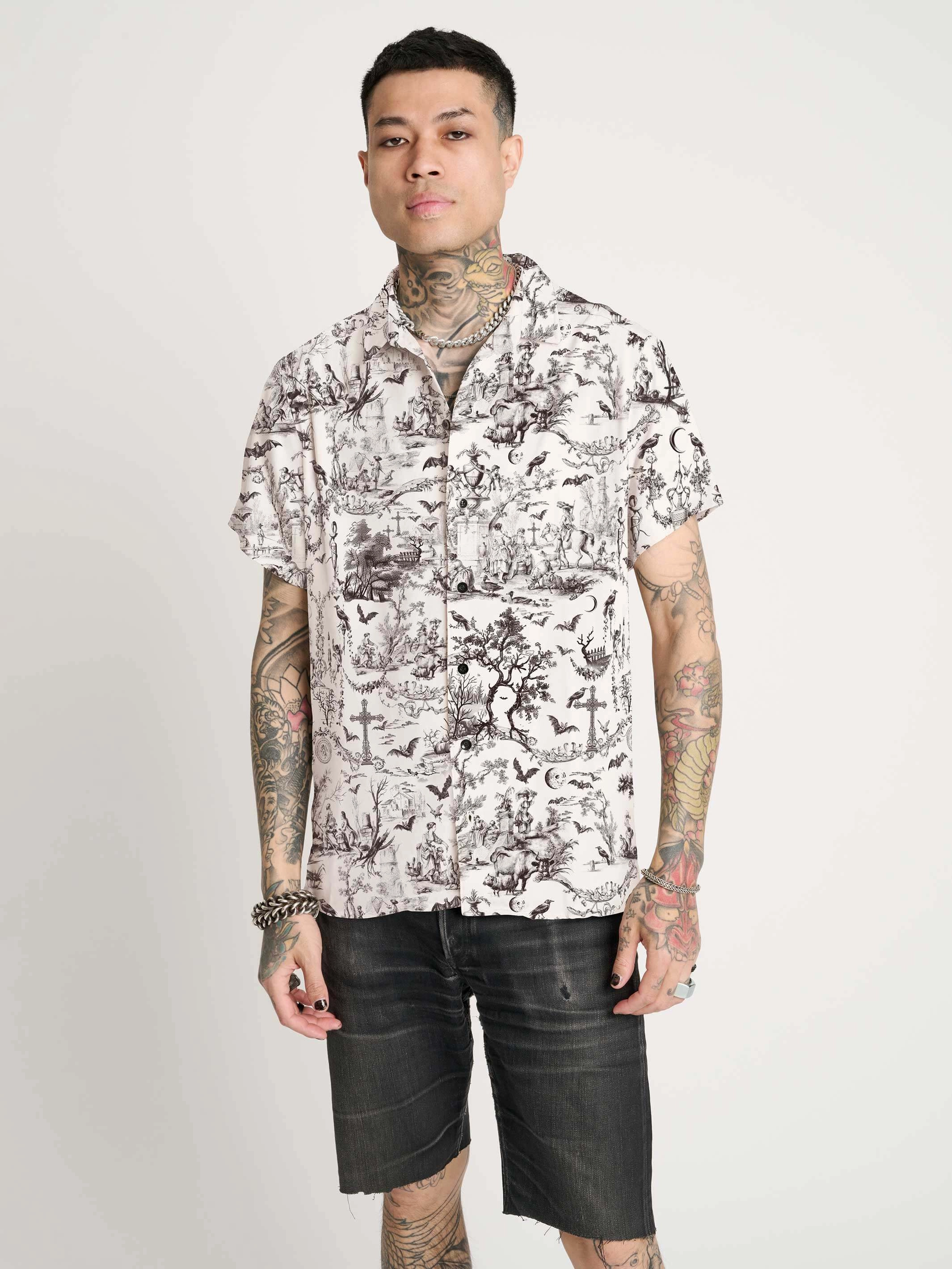 youth trend Gothic Toile Shirt