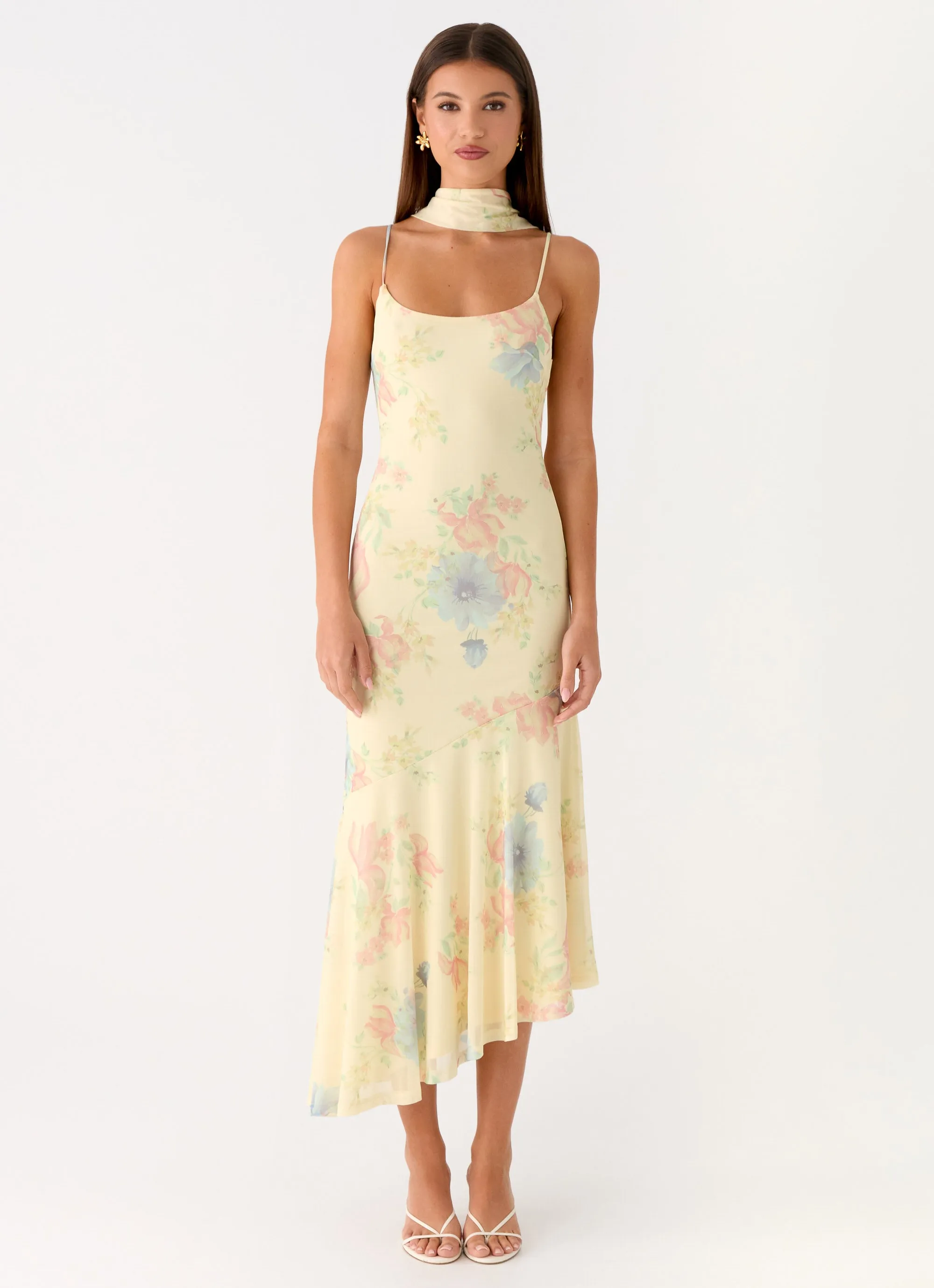 Sole Mio Midi Dress - Spring Meadow Mid Fit