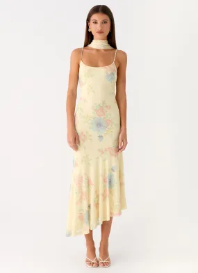 Sole Mio Midi Dress - Spring Meadow Mid Fit
