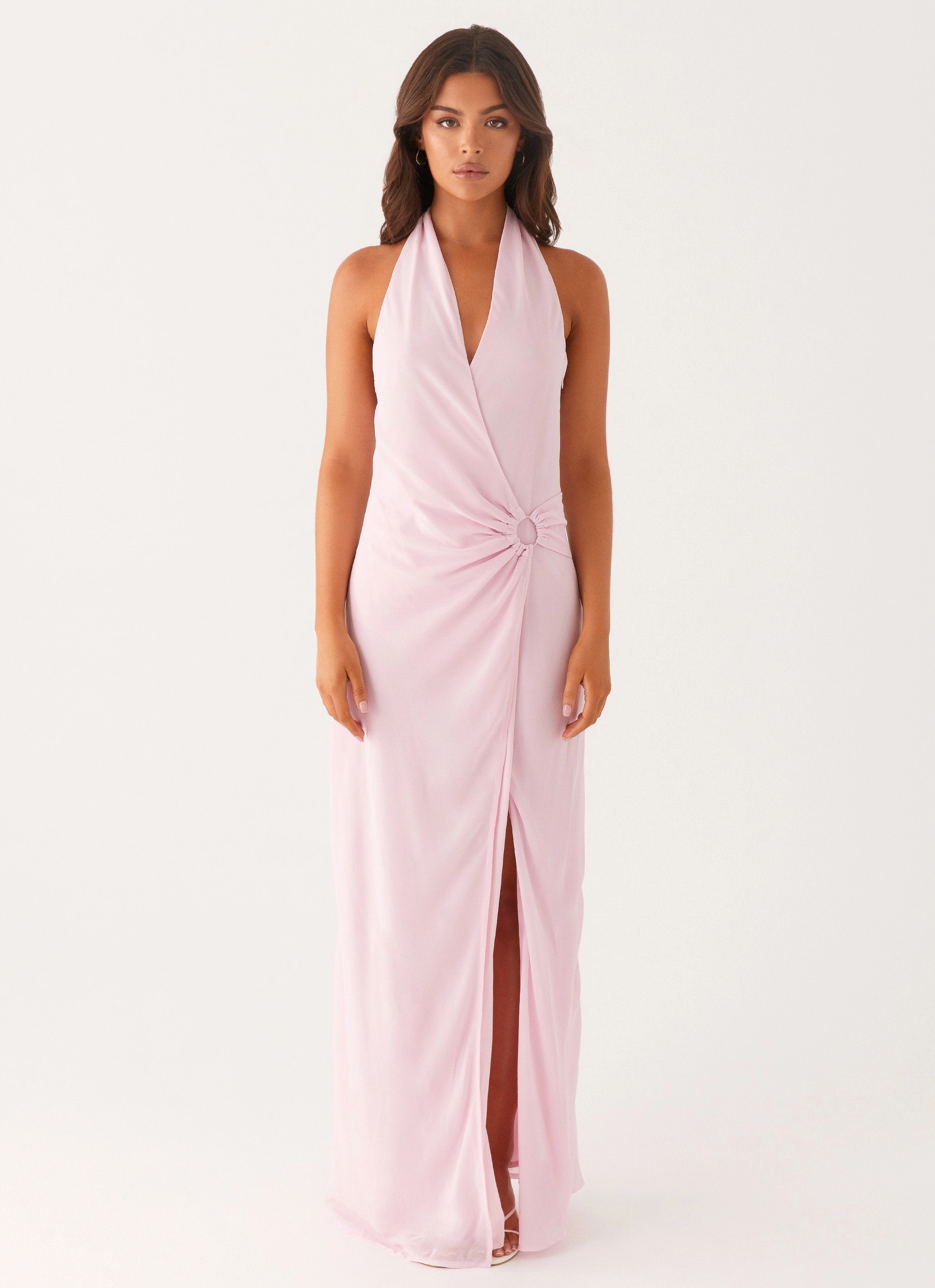 Somebody To You Maxi Dress - Pastel Pink Texture Softness