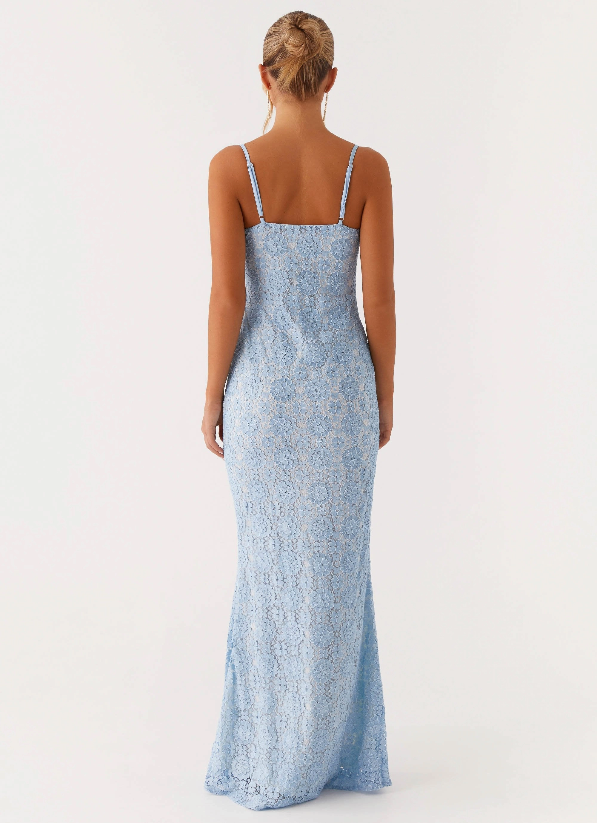 Sonia Maxi Dress - Blue Versatile dress for layering Low Key