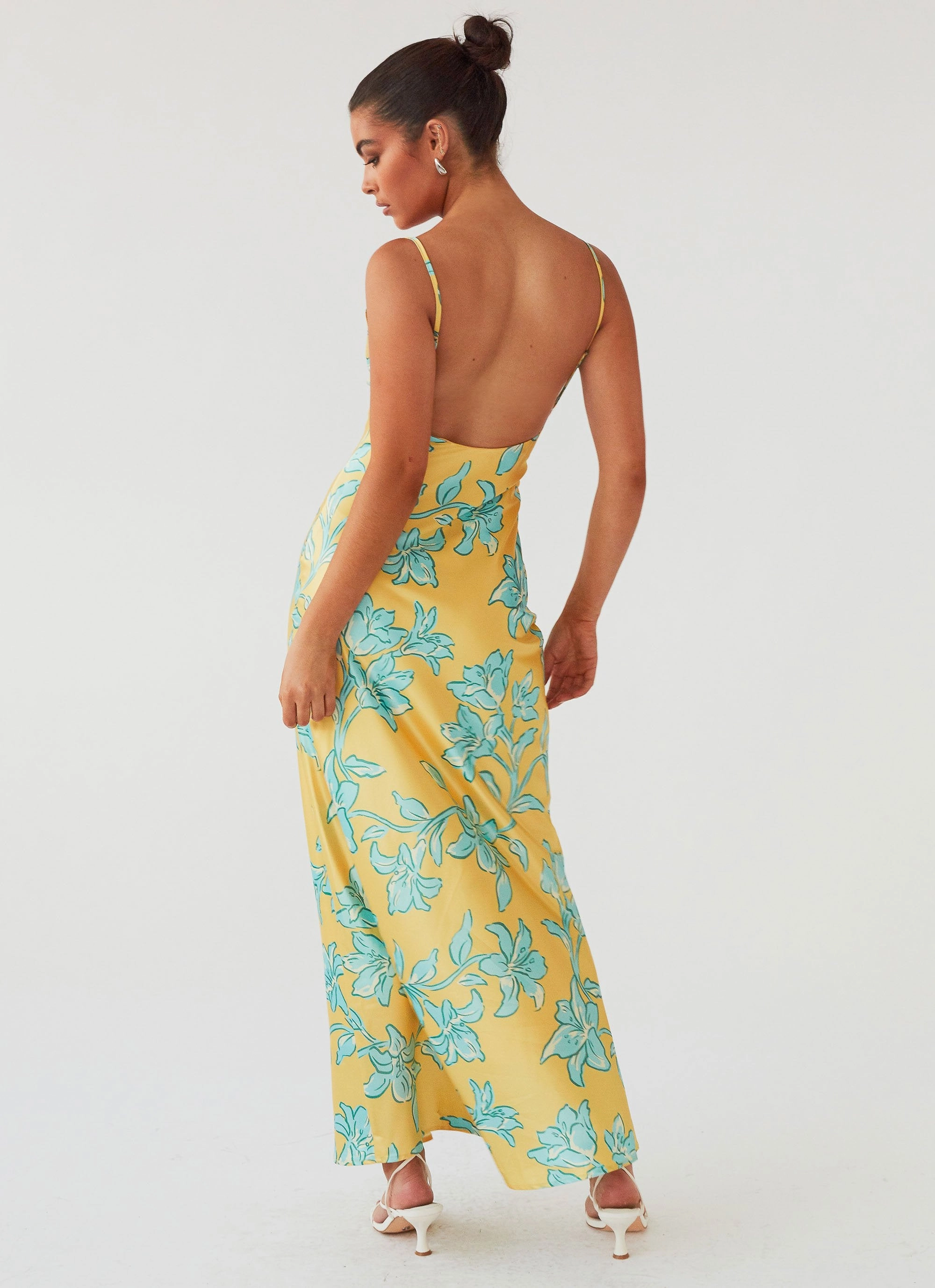 Sorrento Sun Maxi Dress - Golden Bloom Shared Glow Party Safe