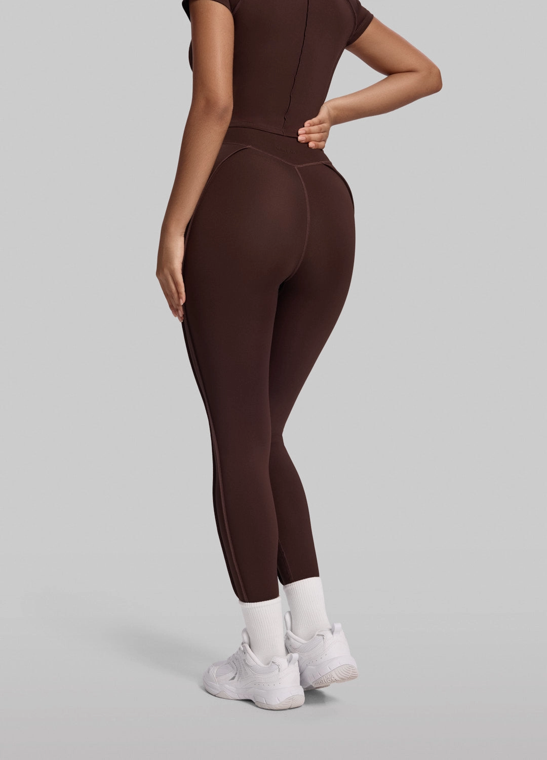 Contour Stitch Leggings Timeless Comfort Wear Flattering Waist Fit