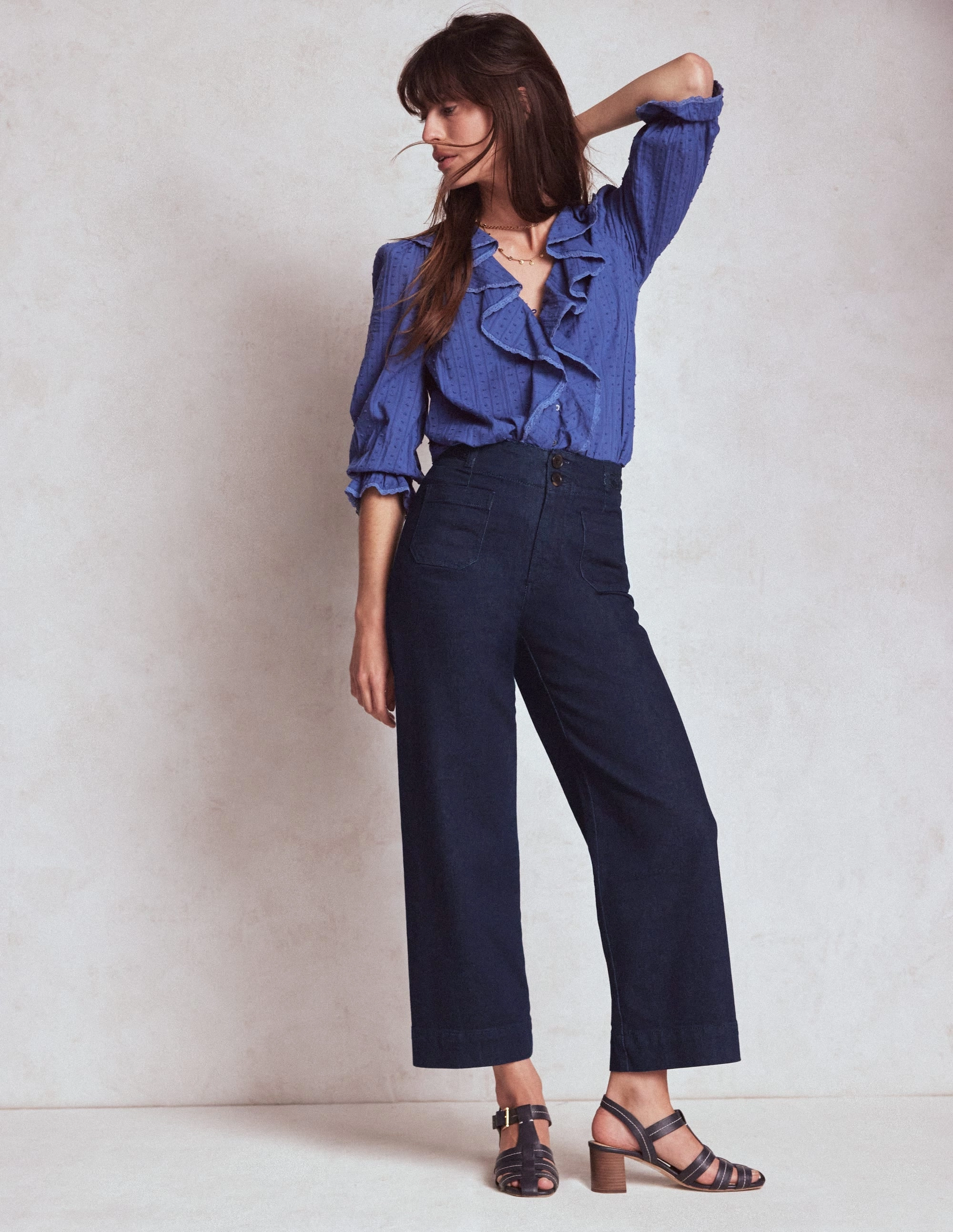 Primrose Patch Pocket Jeans-Indigo Braid Chic Appeal