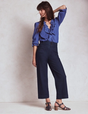 Primrose Patch Pocket Jeans-Indigo Braid Chic Appeal
