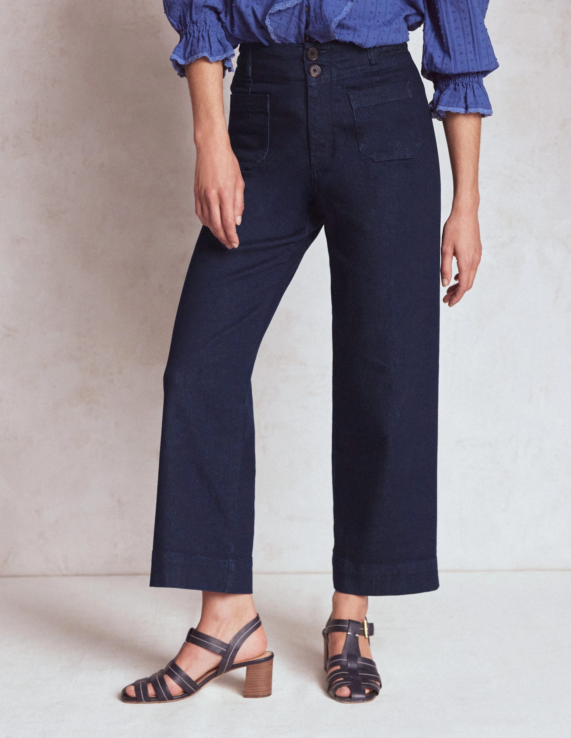 Primrose Patch Pocket Jeans-Indigo Braid Perfect Look
