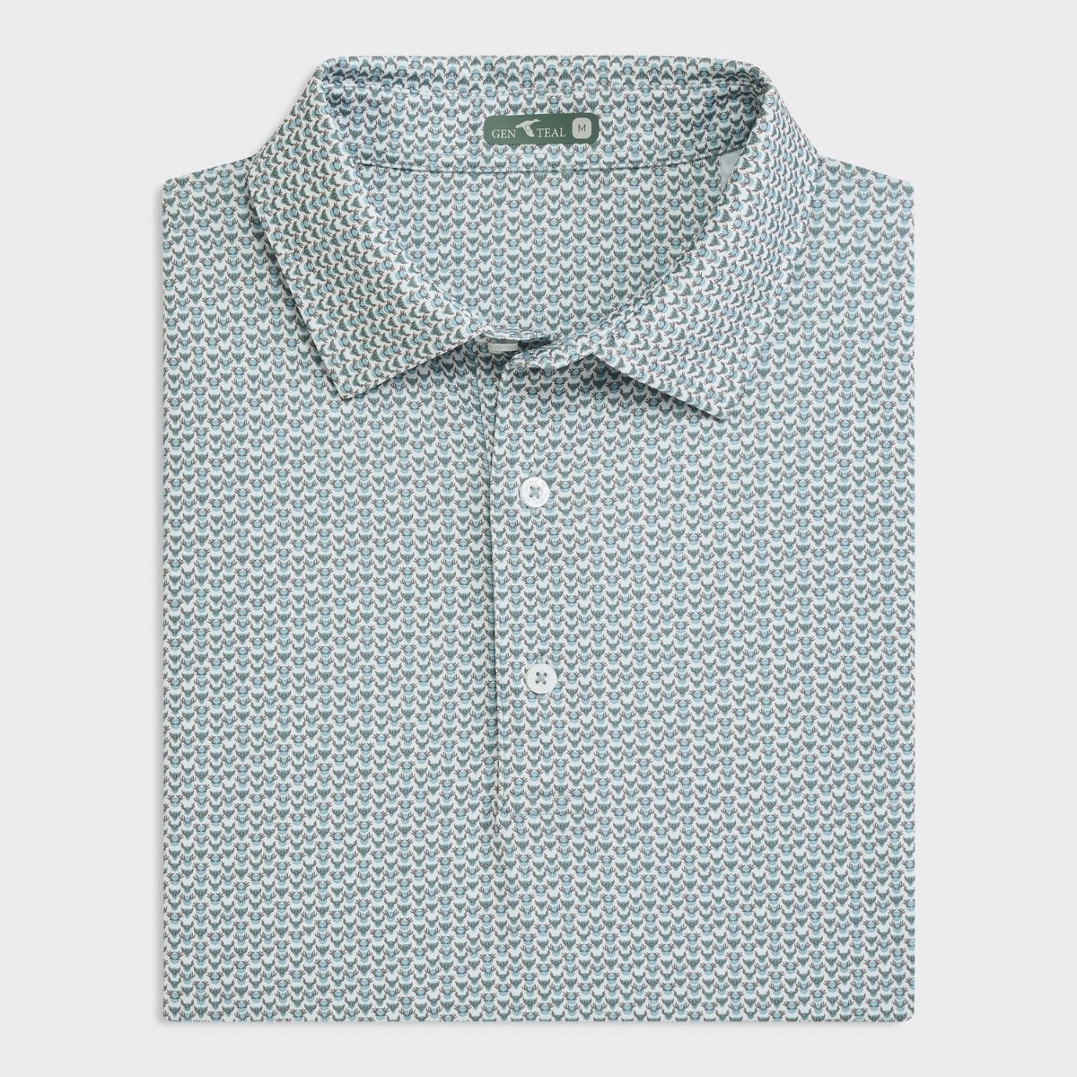 Trophy Printed Performance Polo warm weather