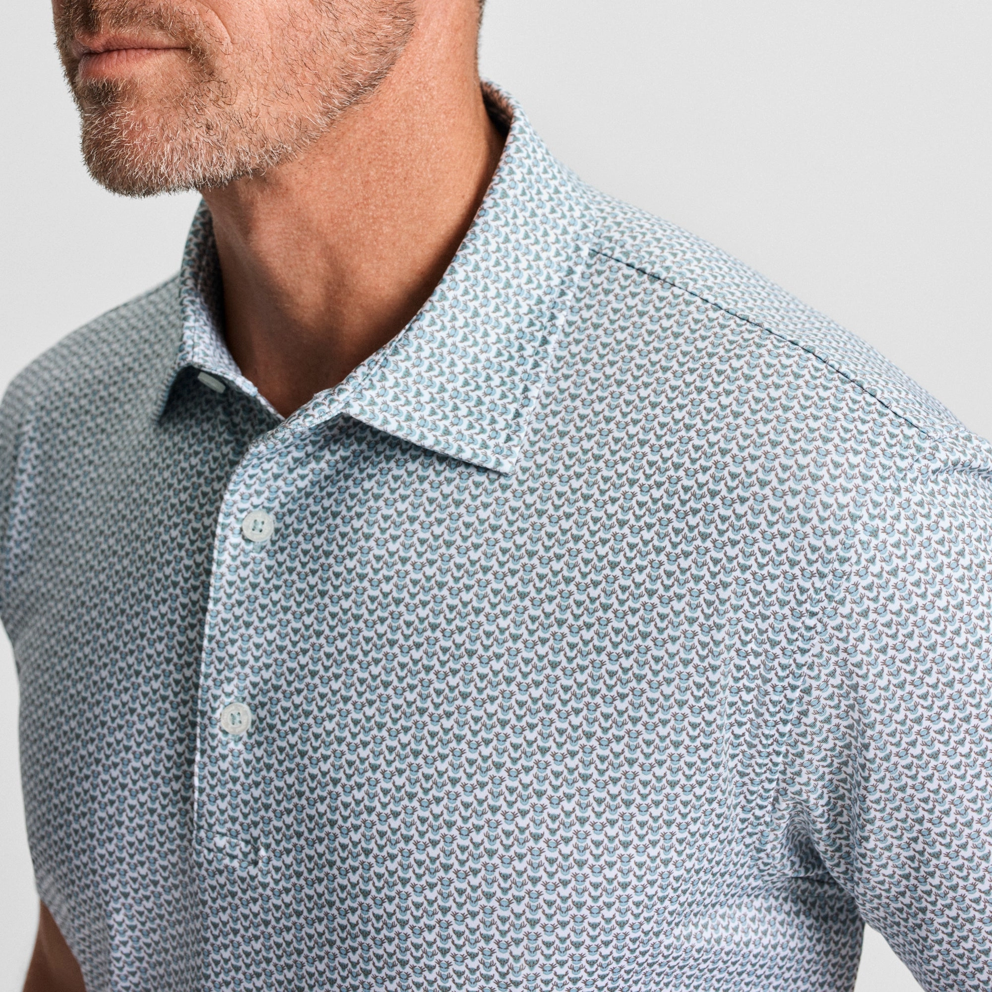 Light Design Outdoor Comfort Trophy Printed Performance Polo