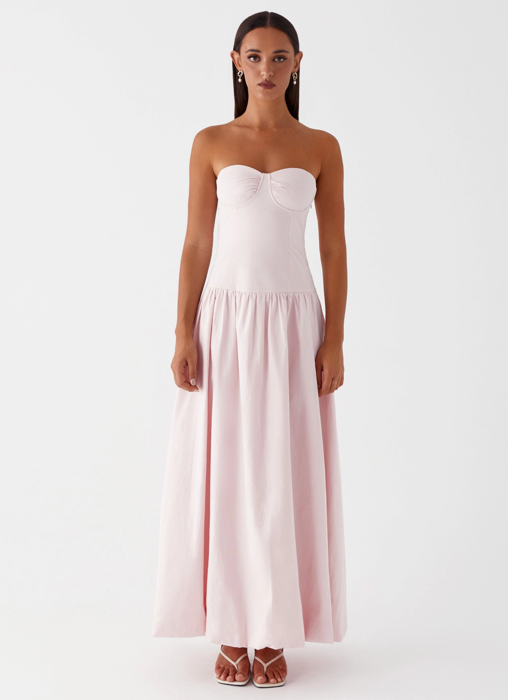 Classic Tailoring Grace Color Starla Maxi Dress - Pink