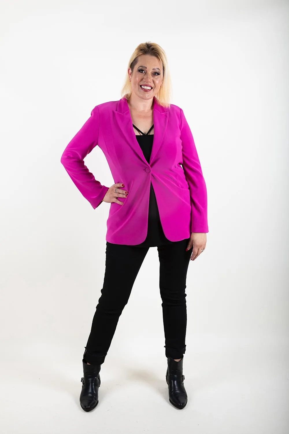 Joseph Ribkoff - 233092 Opulence Tailored Blazer Dry Fast Adjustable Hood