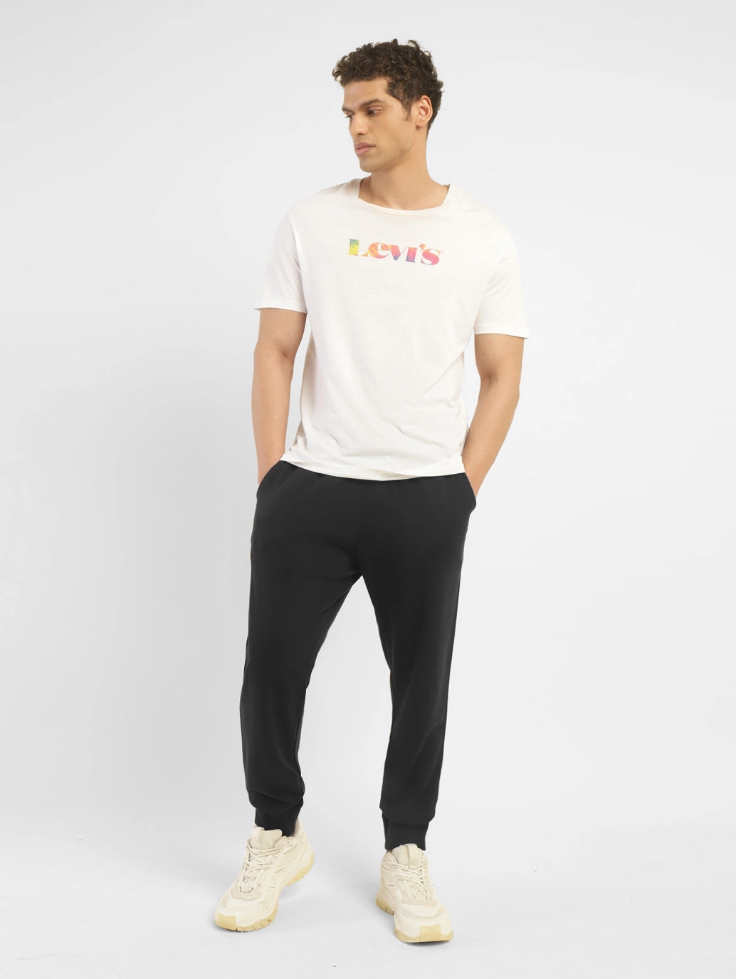 Ultimate Wear Men's Black Regular Fit Joggers