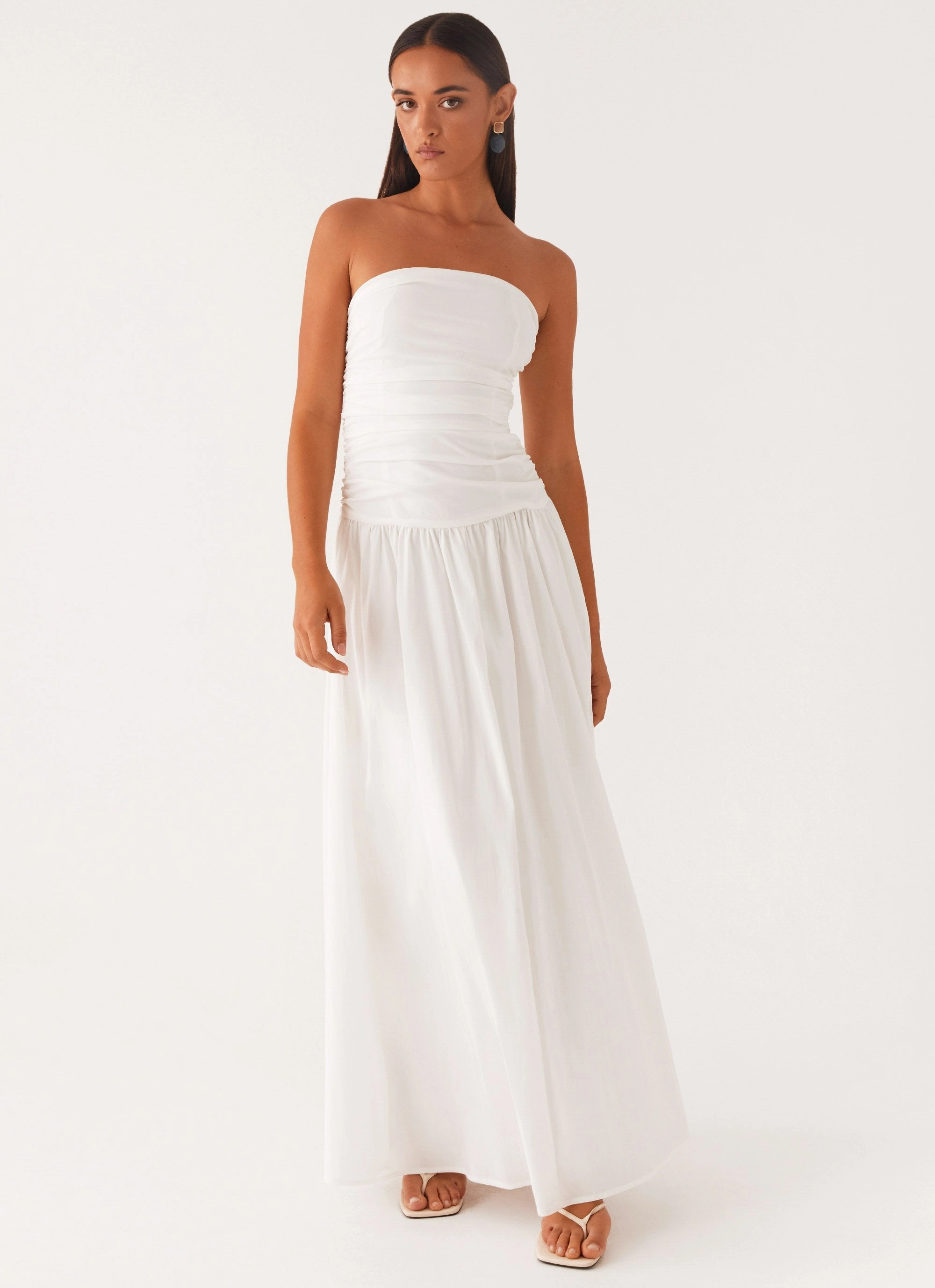 Carmel Maxi Dress - White Timeless Look Wear