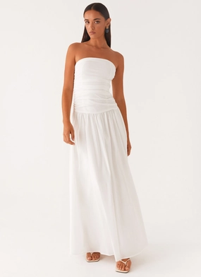 Carmel Maxi Dress - White Timeless Look Wear