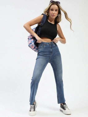 Sophisticated Look Madame Blue Flared Jeans