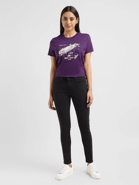 Quick Outfit Women's 710 Blue Skinny Fit Mid Rise Jeans