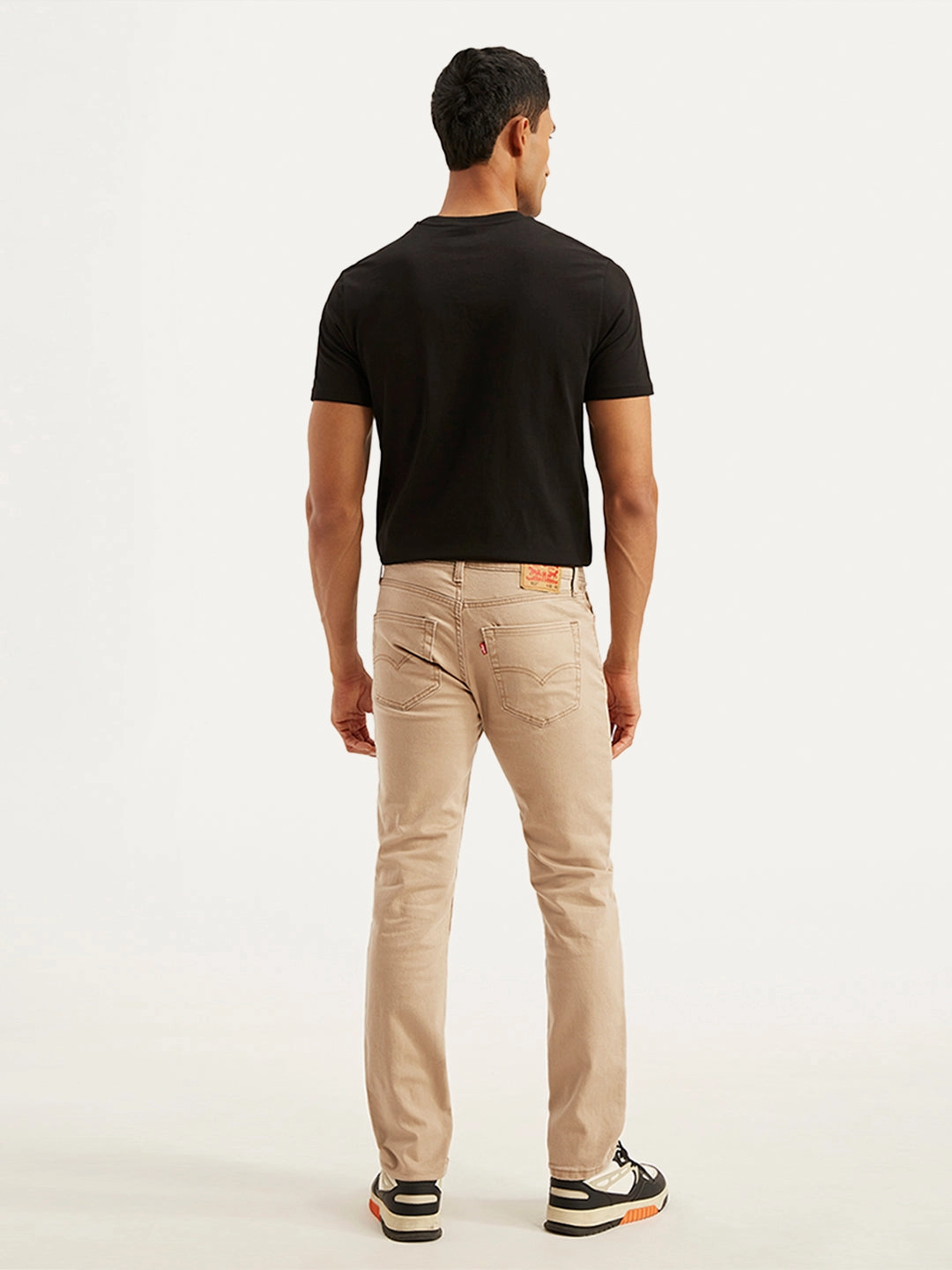 Unisex Friendly Breathable Travel Outfit Brunch Outfit Men's 511 Beige Slim Fit Mid Rise Jeans