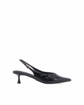 Easy To Clean SELAH WIDE FIT - BLACK PATENT