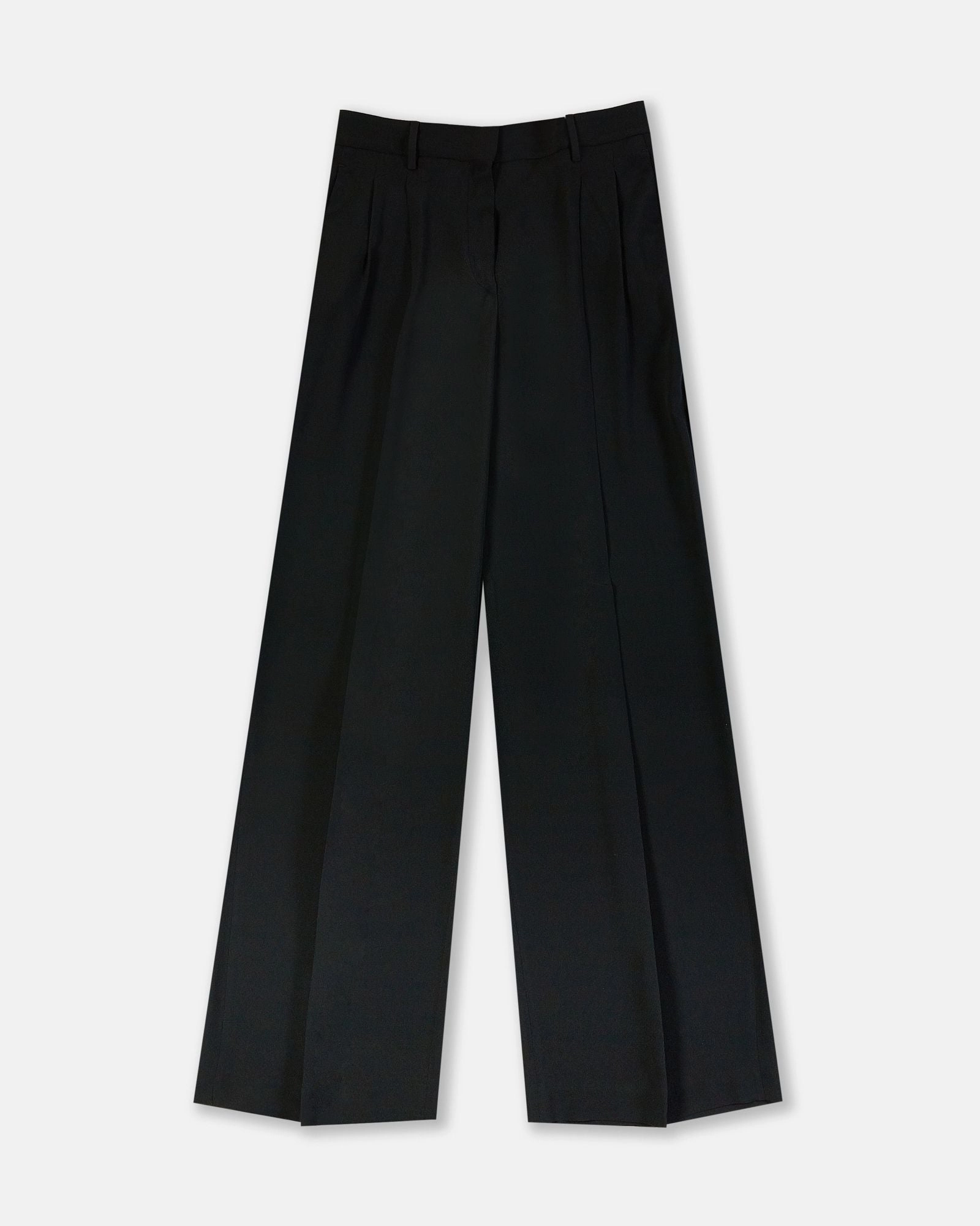Ultra Soft Inner Layer Silk and acetate cr??pe de chine trousers