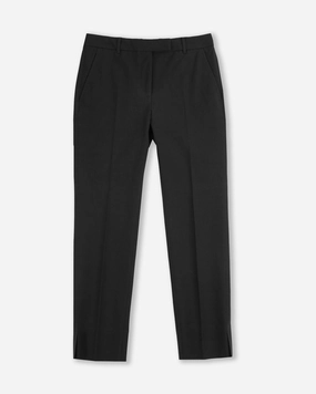 Slim fit trousers in two-way stretch cotton gabardine Structured fabric