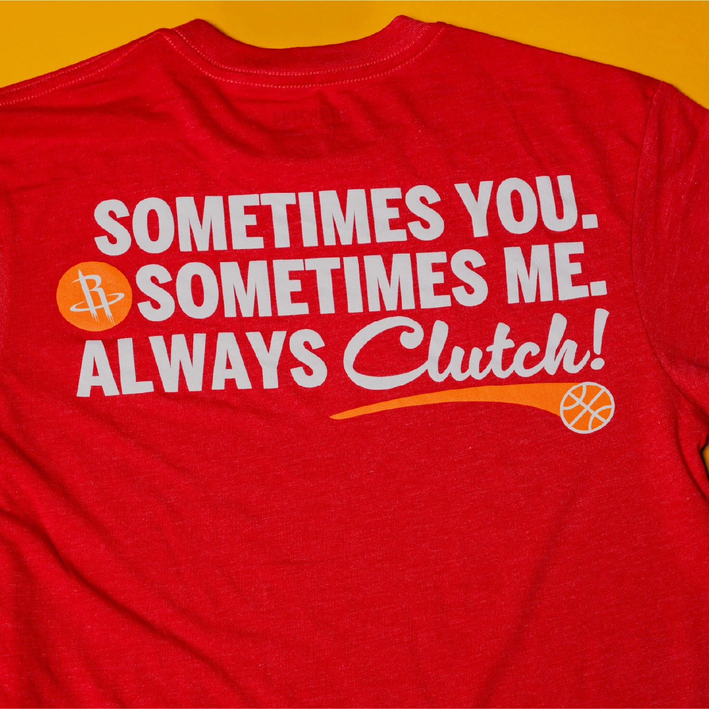 Houston Rockets x Whataburger Always Clutch Red Tee HypoallergenicMaterial
