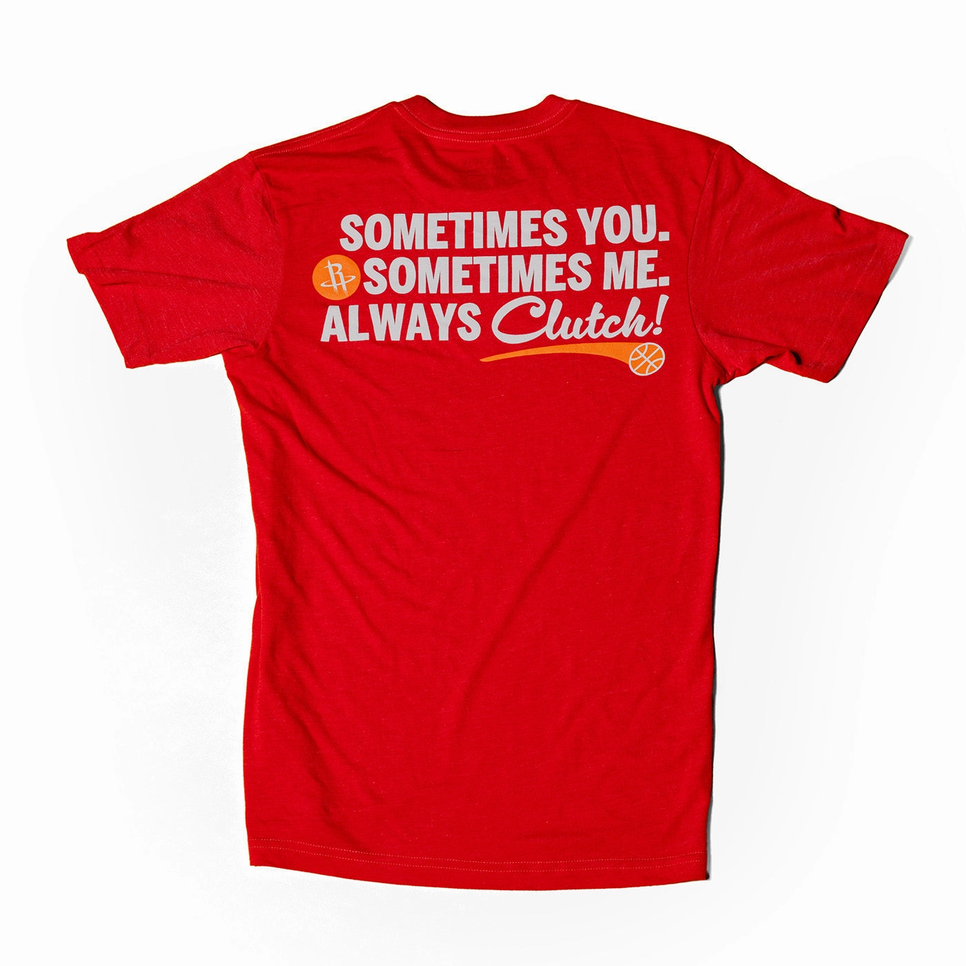 Ergonomic Cut Everyday Fashion Houston Rockets x Whataburger Always Clutch Red Tee