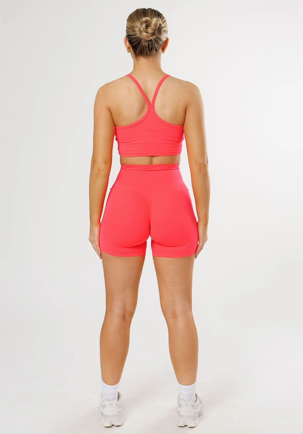 Reflective Safety Stripes RecStretch Empower Sculptseam?  Plus Pocket Short 6?? Hot Tropic