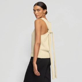 Arinna Tie-Racerback Organic Cotton Tank Oeko Tex Certified