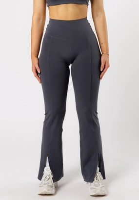 Reluna? Front Slit Sculptseam? Flare Leggings 31" Phantom Balanced Fit Petite Size City Walk