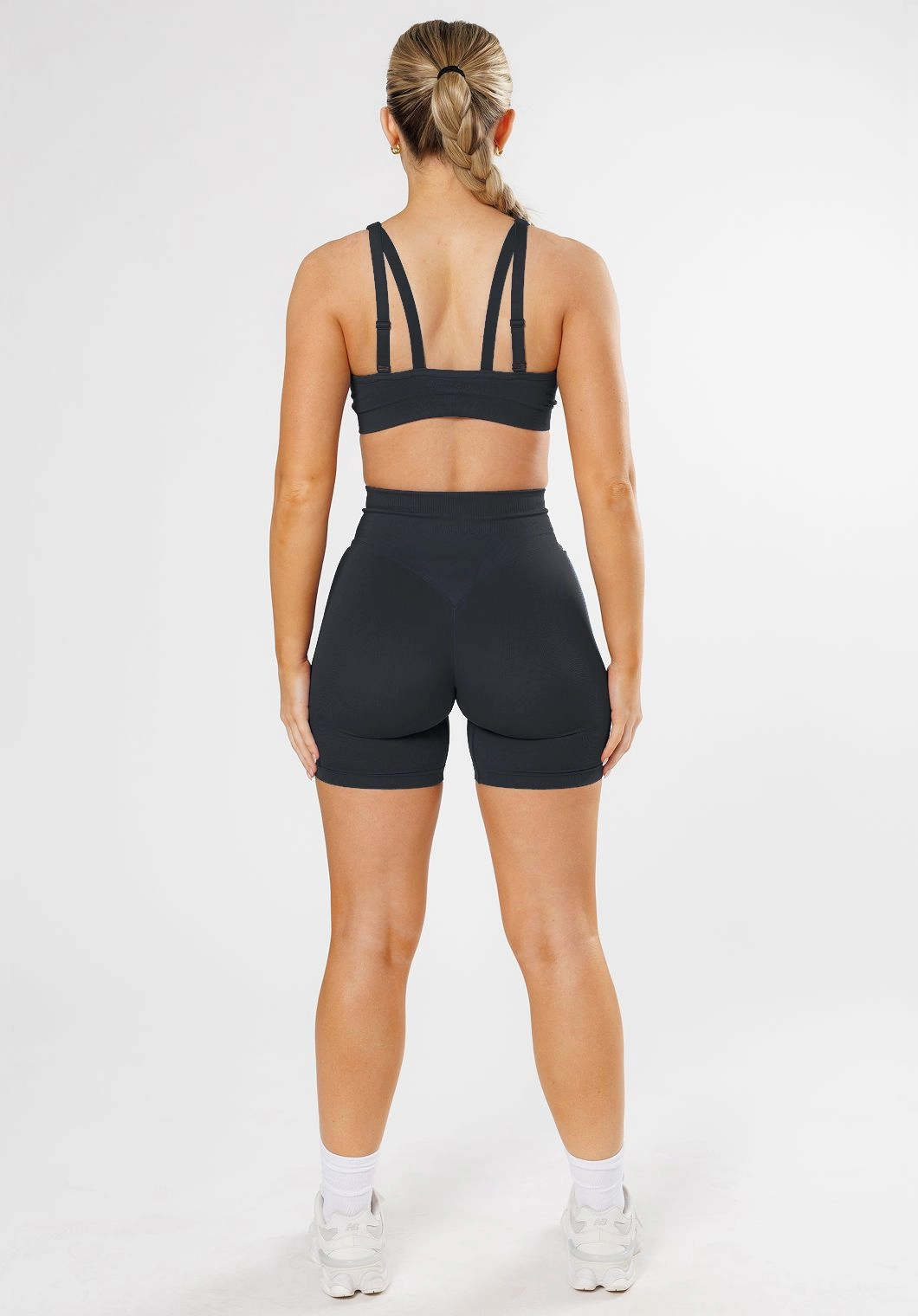 Smooth Flatlock Seams Running Shorts CurveFlex? Hourglass Sculptseam? Plus Seamless Shorts 6?? Black