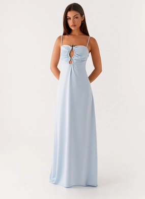 Zelda Maxi Dress - Blue Euro Ease Airy Touch