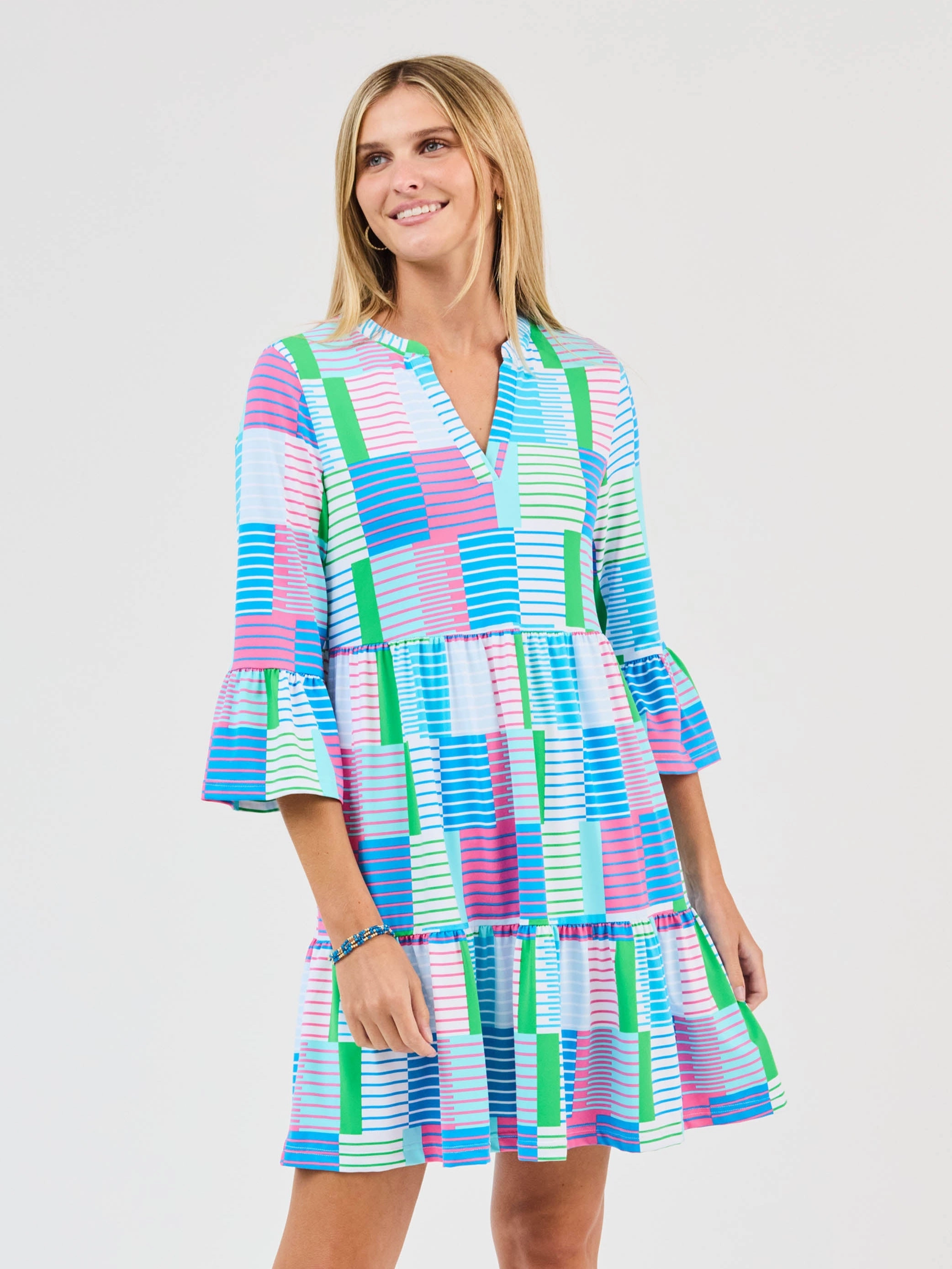 Light Blend Elegant Fabric FINAL SALE - Laguna Dress | Yacht Club