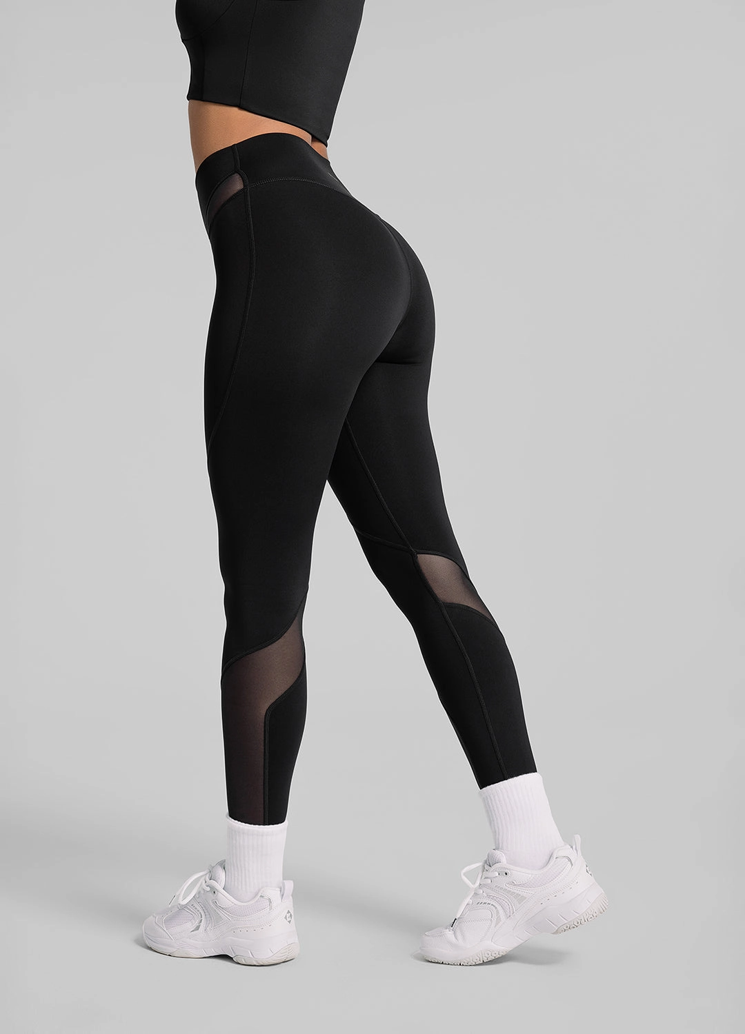 Pure Fit Cozy Layers Zip Front Mesh Leggings