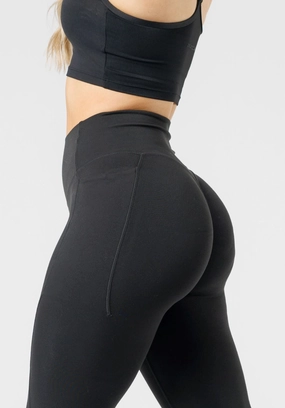 Reluna Empower Sculptseam? Plus Pocket Legging Black Trend Seeker Pilates Session