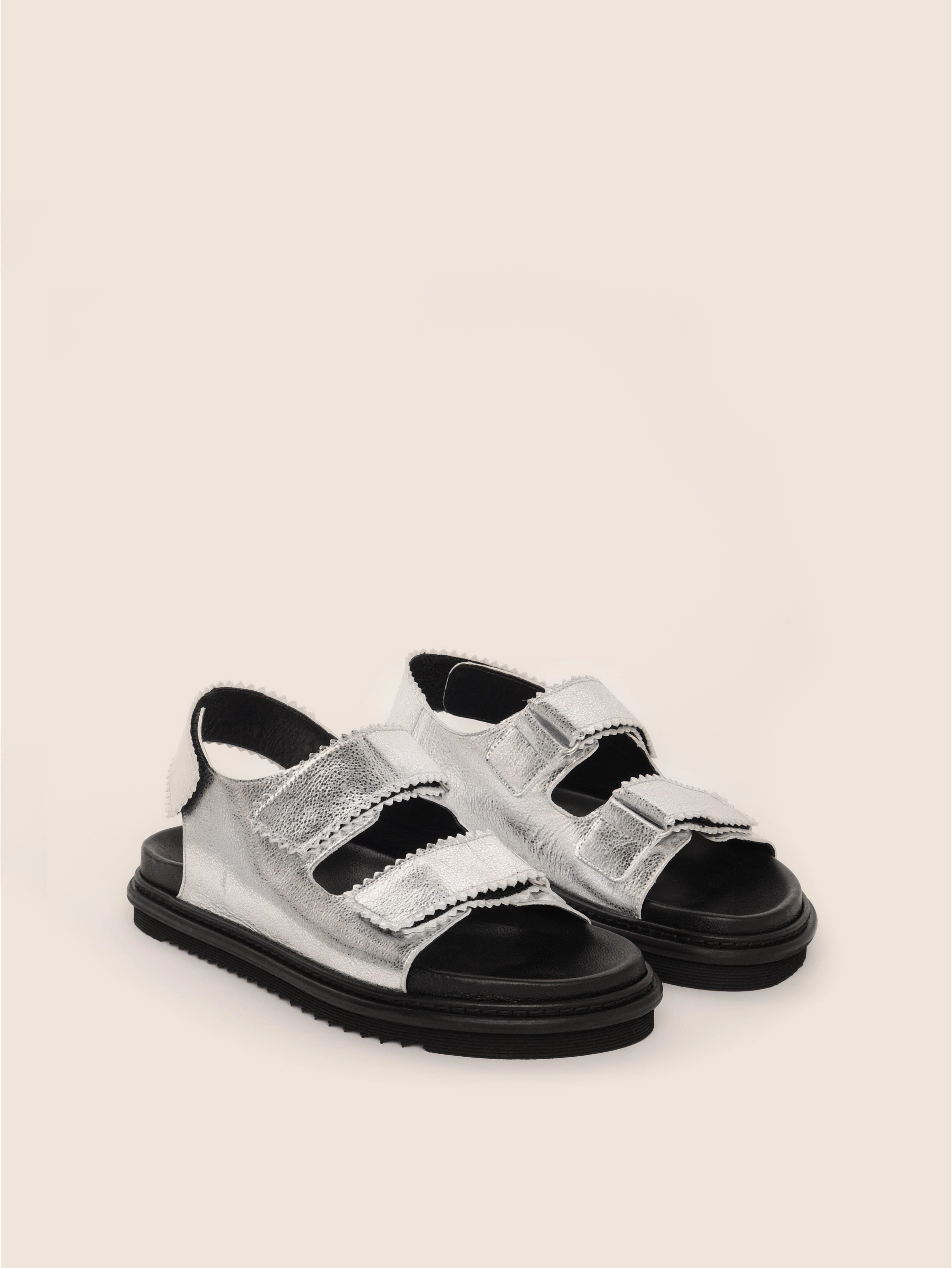 Tavira Silver Sandal Timeless Comfort