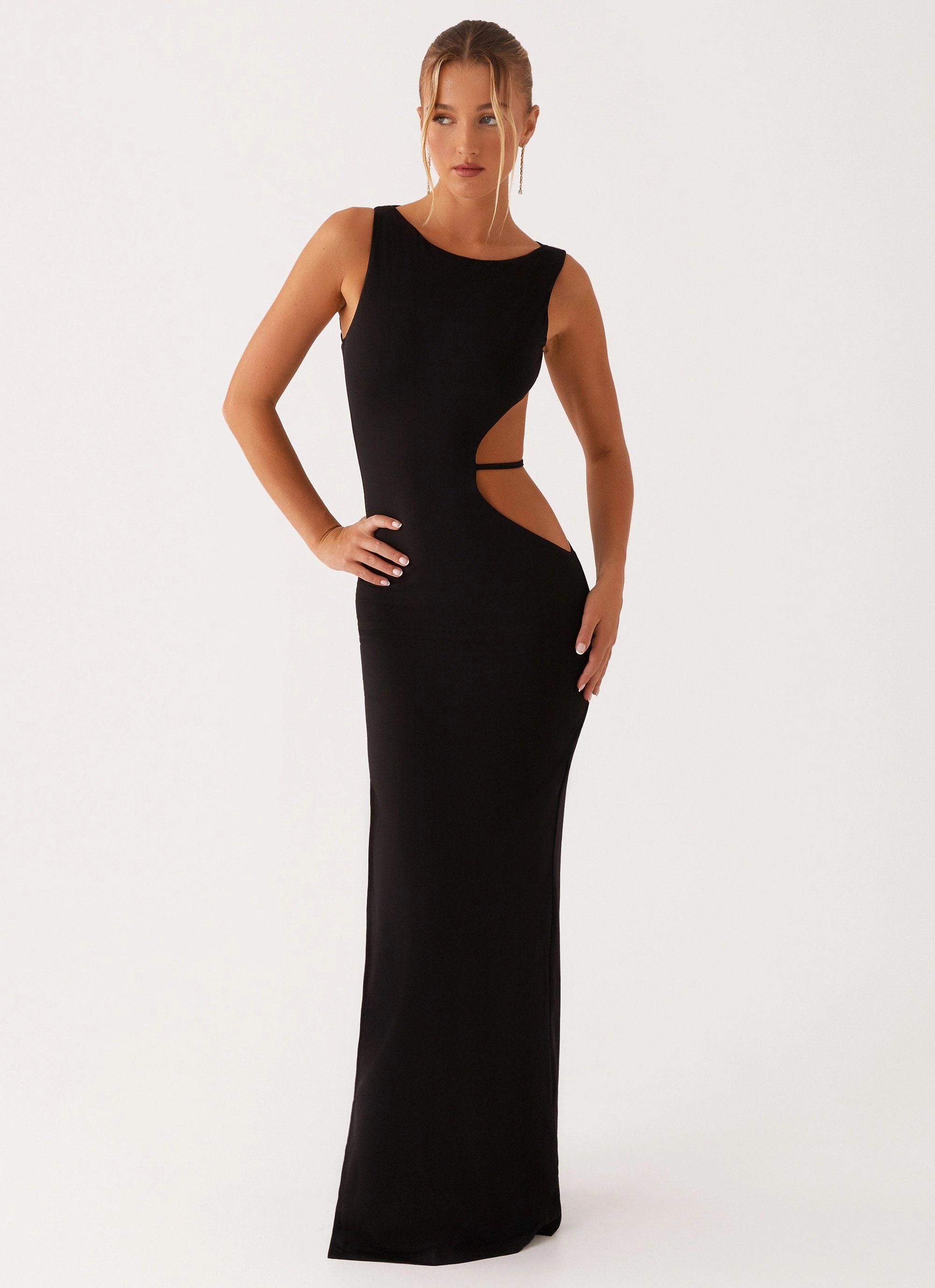 Sutton Maxi Dress - Black Shared Glow Gender Free