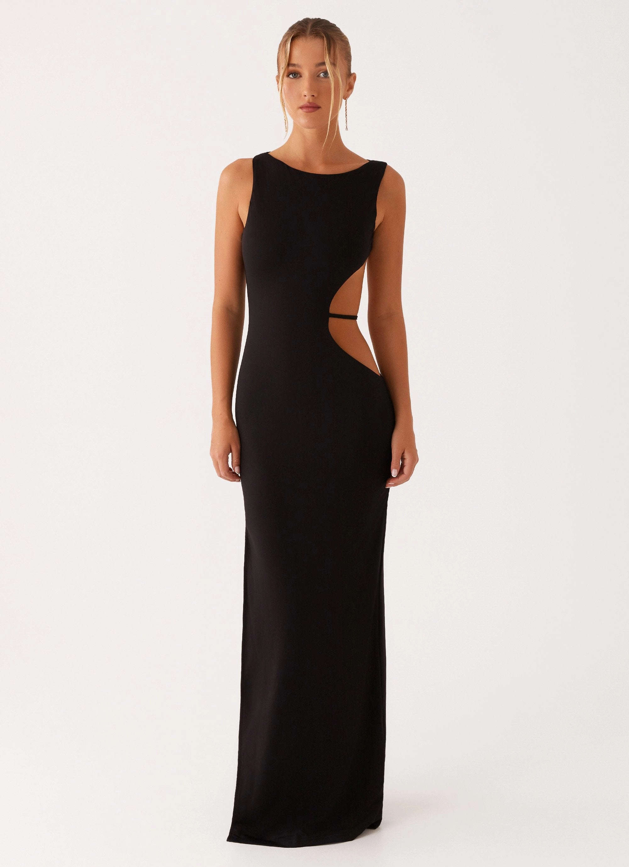 Petite Chic Soft and Relaxed Sutton Maxi Dress - Black