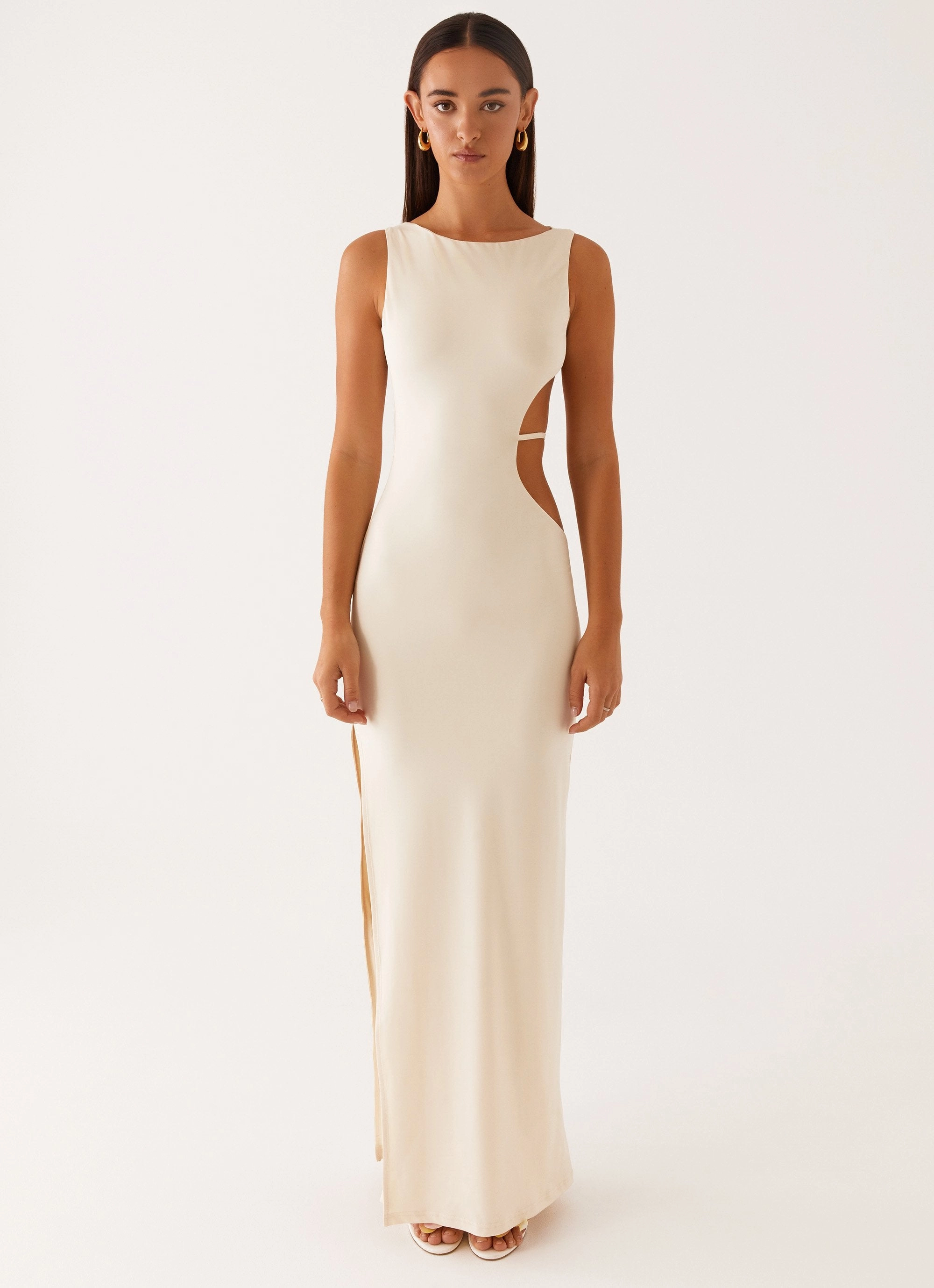 Minimal Cut Sutton Maxi Dress - Yellow