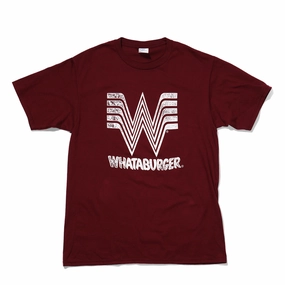 Tailgate Lockup Tee - Maroon Unstructured Silhouette ElasticTrimming