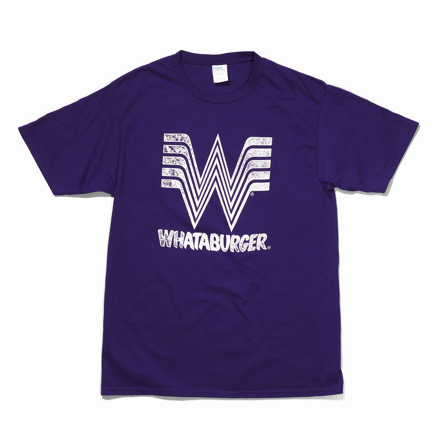 Tailgate Lockup Tee - Purple Convertible Neckline