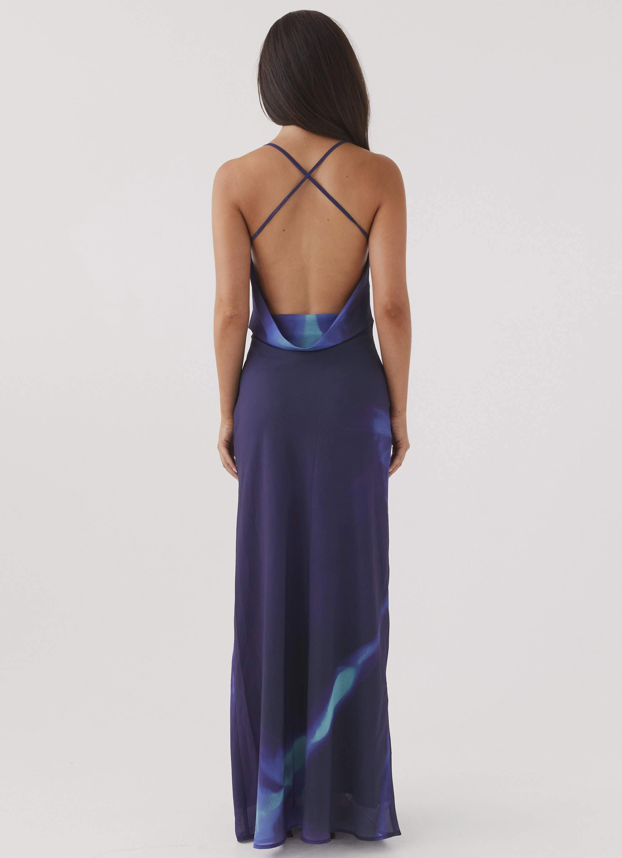 Astra Maxi Dress - Cyber Rose Guest Glam