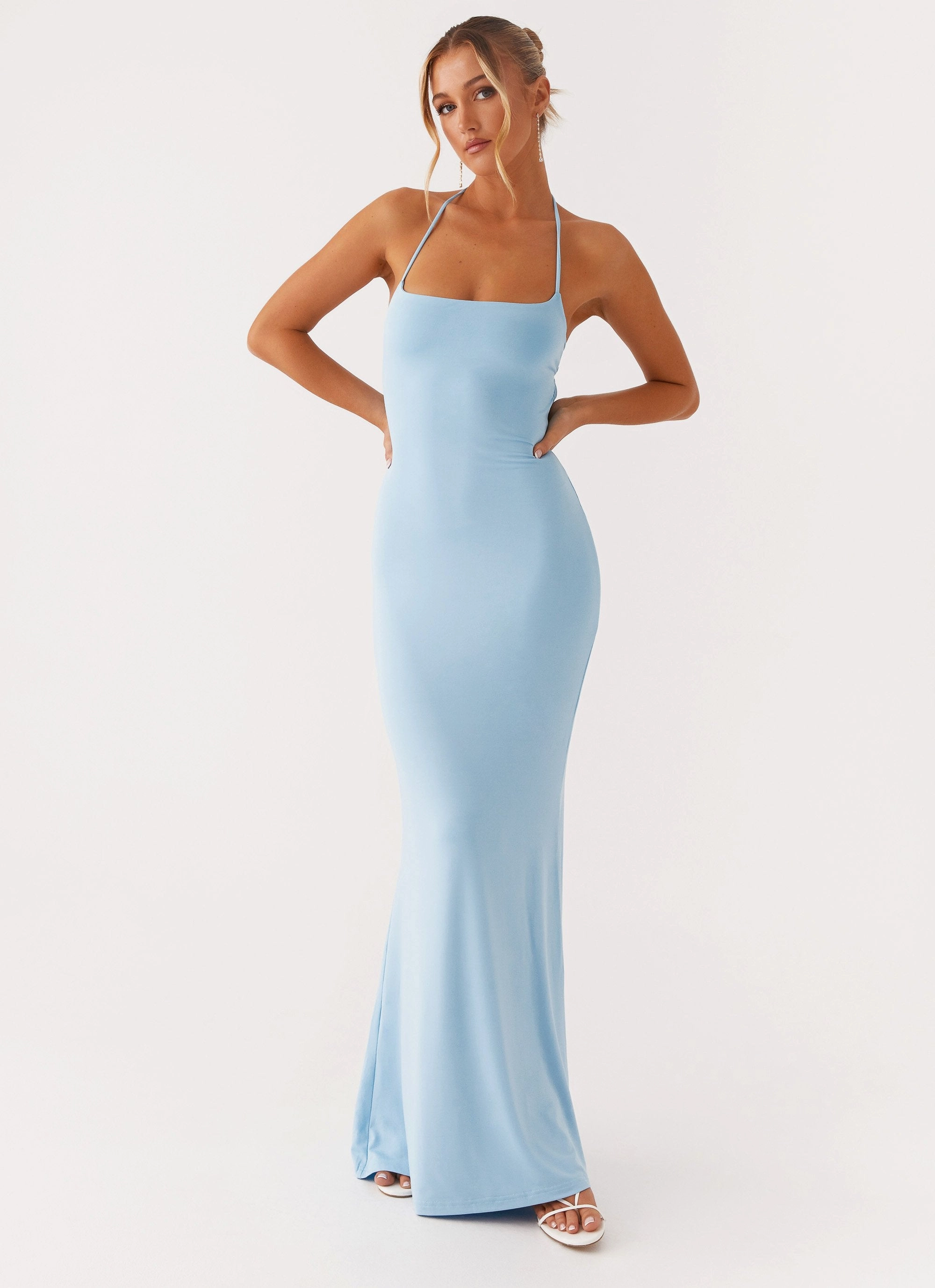 Talk About Us Maxi Dress - Blue Sister Charm