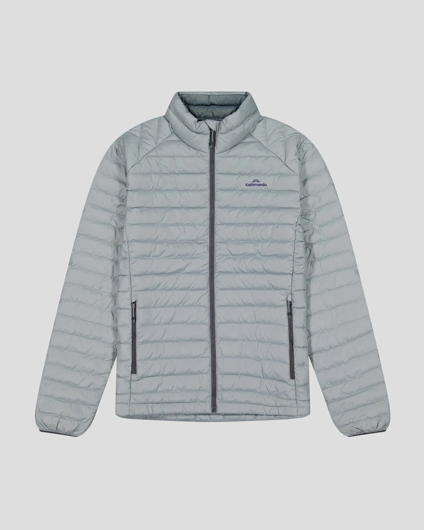 Men's Heli Down Jacket v4 - Light Moon Elasticized Waist Mesh Ventilation Panels