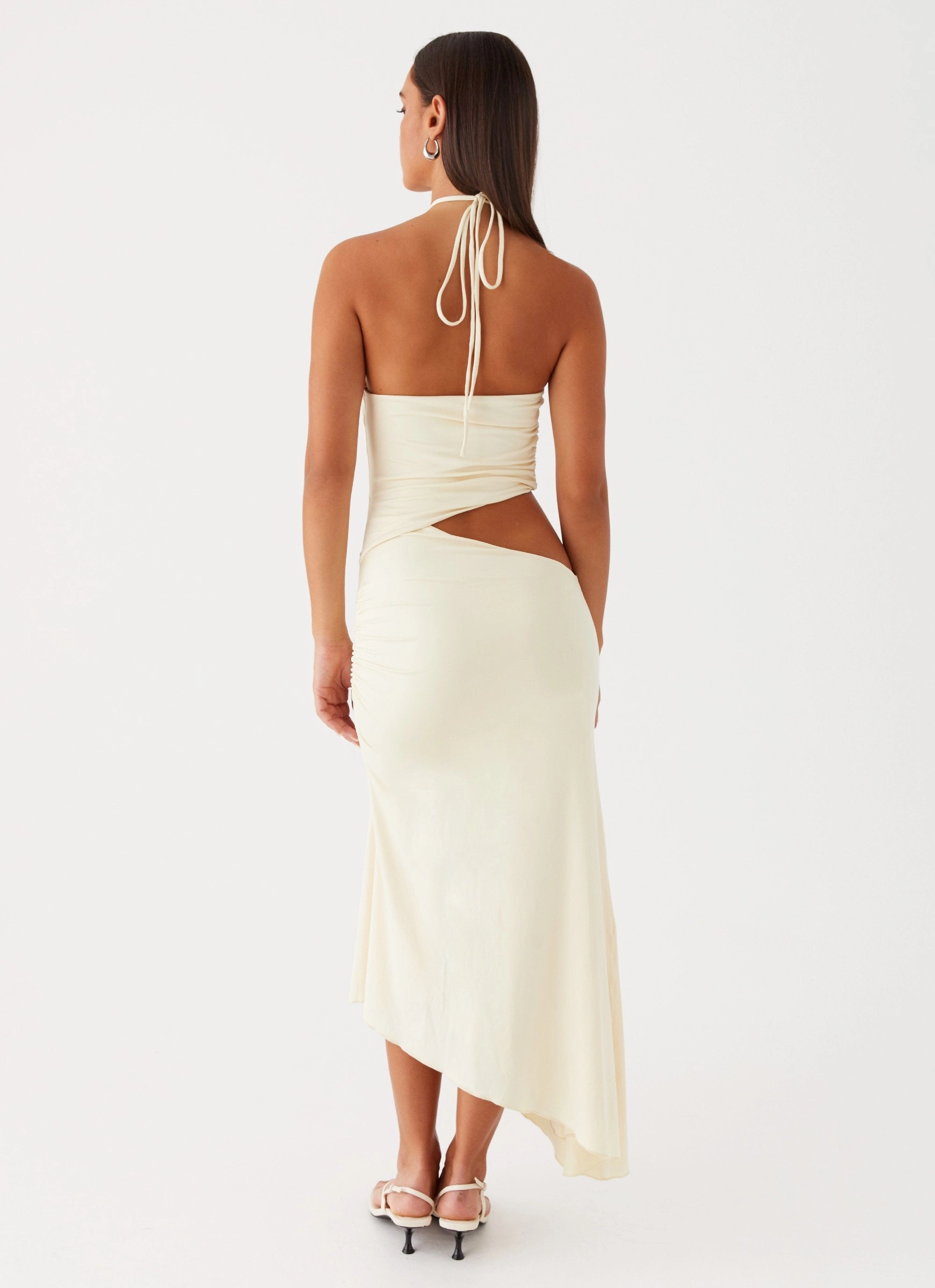 Tasha Maxi Dress - Lemon Modest Light Beadwork