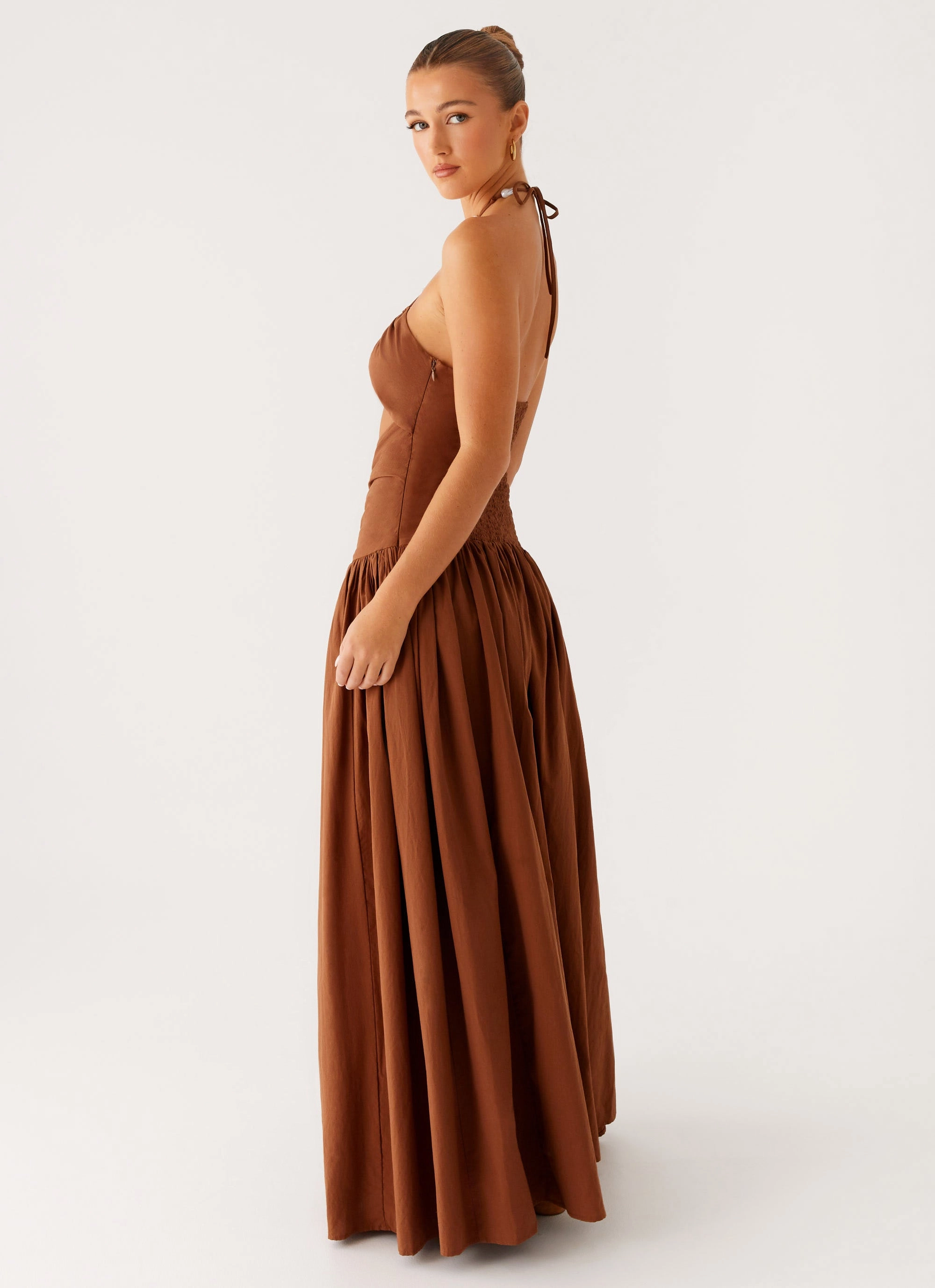 Paltrow Maxi Dress - Chocolate Fashionable appearance